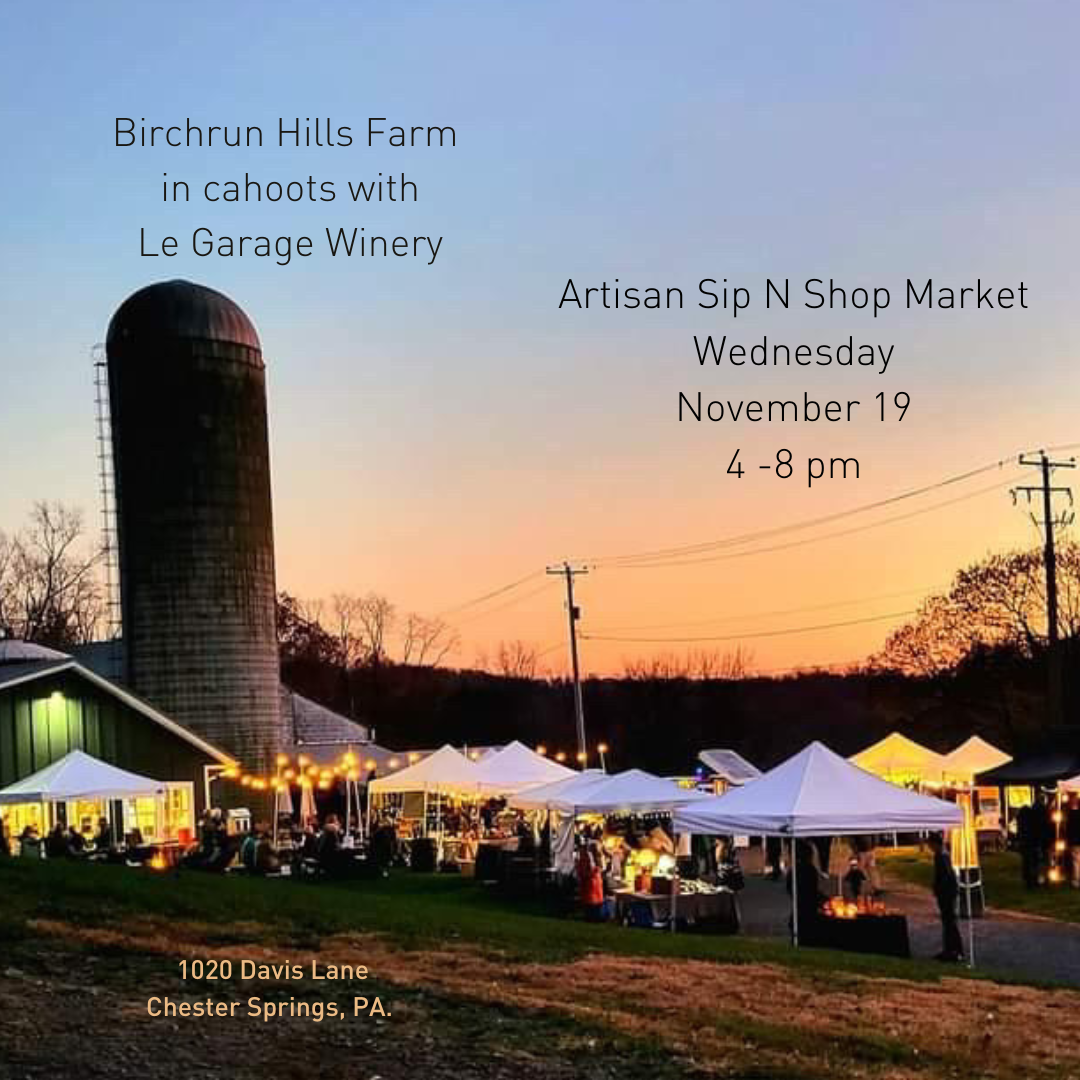 Birchrun Hills Farm in cahoots with Le Garage Winery (Instagram Post) (4)(1)